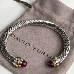 David Yurman 7mm sterling silver bracelet